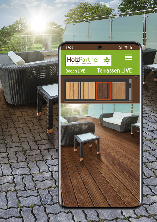 Planen Sie Ihre Terrasse mit Terrasse LIVE von HolzPartner
